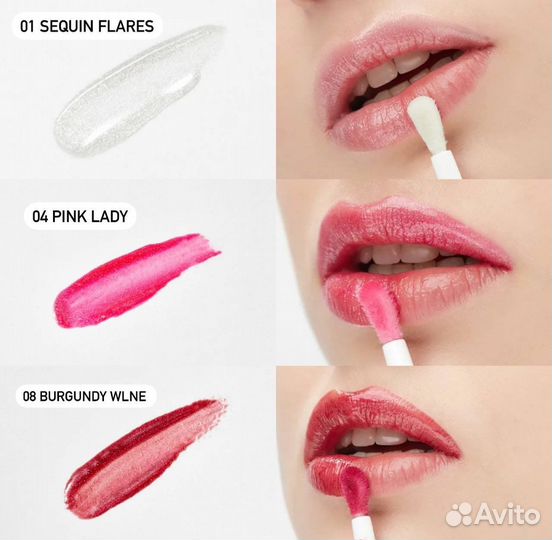 Clarins Мерцающее масло для губ с пигментом