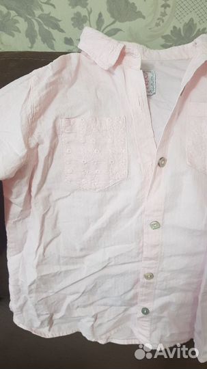 Рубашка для девочки р.122-128