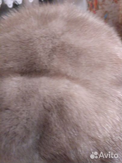 Шапочка меховая норка,лиса