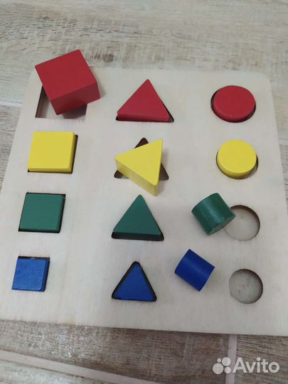 Деревянный сортер монтессори