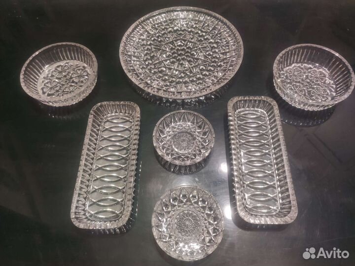 Хрустальное блюдо СССР