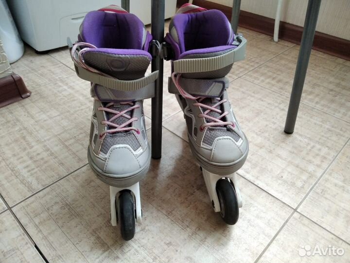 Роликовые коньки Oxelo раздвижные 32-35