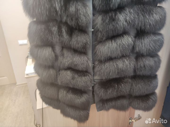 Меховая жилетка норка