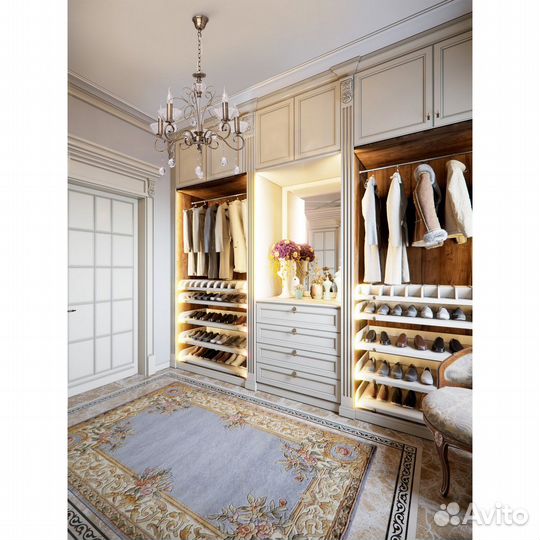 Гардеробные дизайн