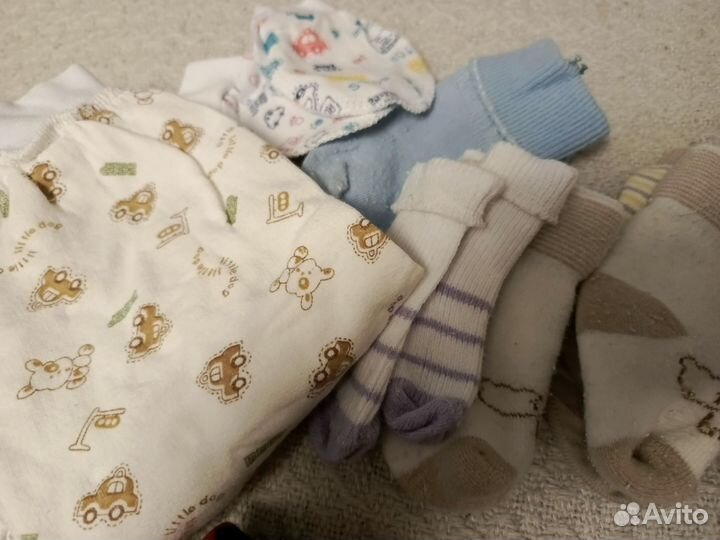 Вещи пакетом для мальчика от месяца до трёх