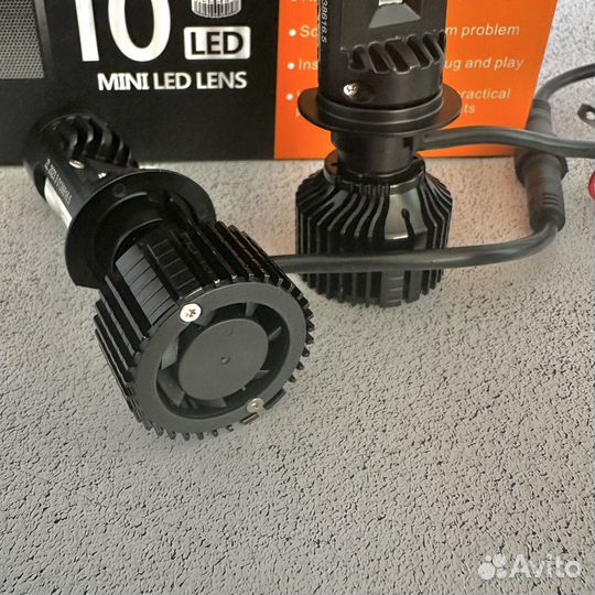 Y10 mini LED lens H7, мини лед линзы h7