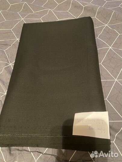 Ткань плотная шерсть черная