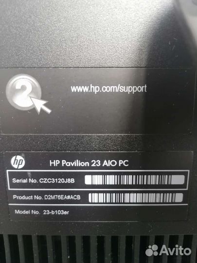 Моноблок hp pavilion 23