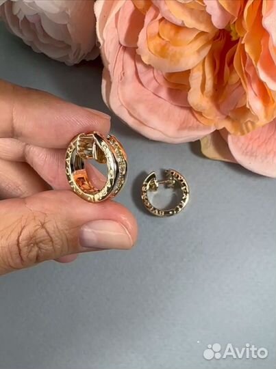 Bvlgari b zero 1 серьги