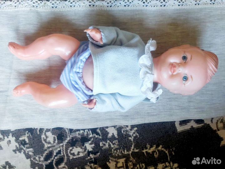 Коллекционная кукла пупс старинный