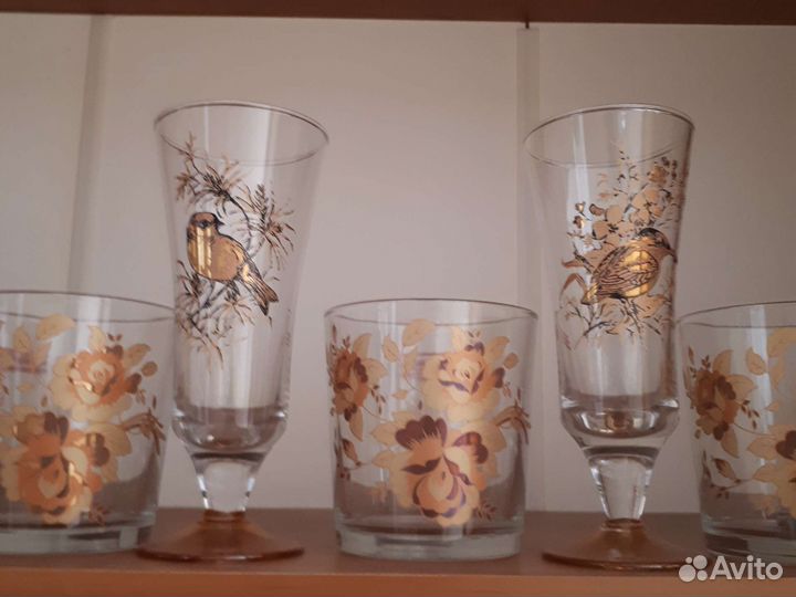 Стаканы и фужеры стекло новые