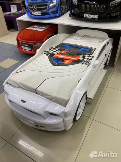 Детская кровать машина Мустанг