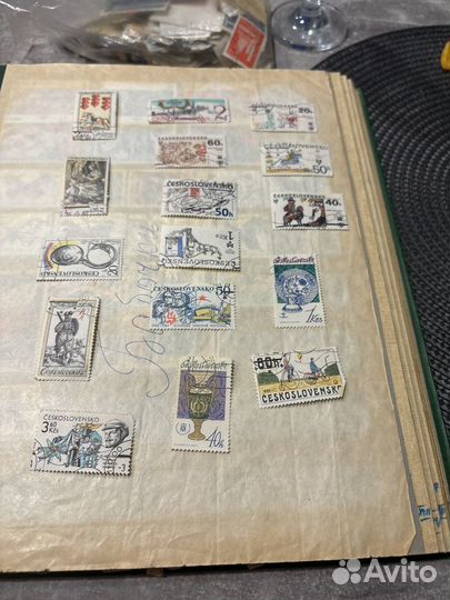 Марки чехословакия СССР