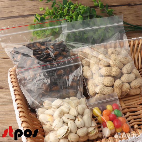 Пакеты zip lock 400х500 мм, 35 мкм, 10 шт./упак