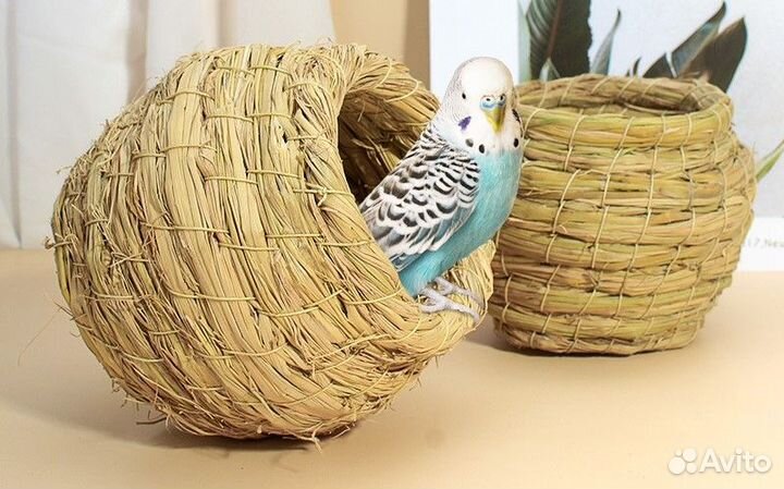 Гнездо для птиц, для попугаев, диаметр 12 и 16 см