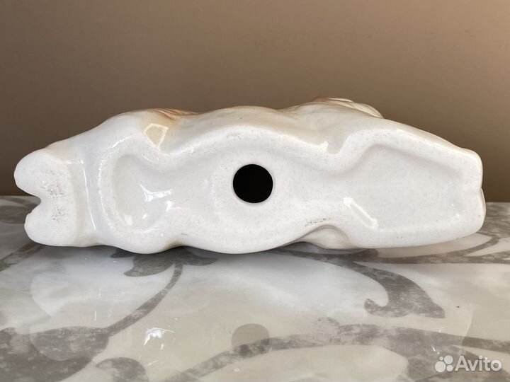 Старинная фарфоровая статуэтка чау-чау лфз 1976 г