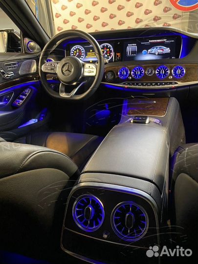 Воздуховоды Mercedes W222 перед и зад