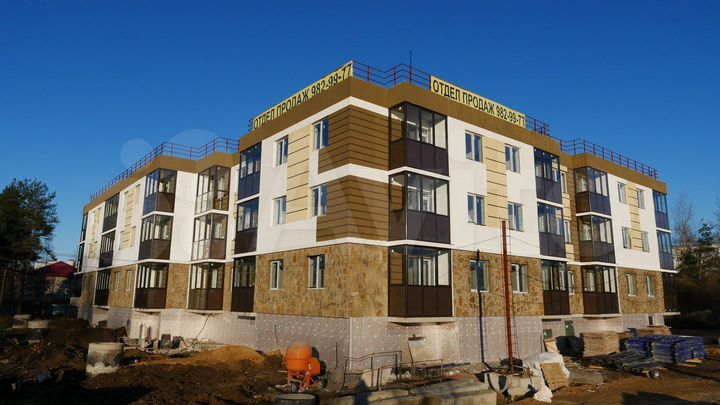 1-к. квартира, 37 м², 3/3 эт.