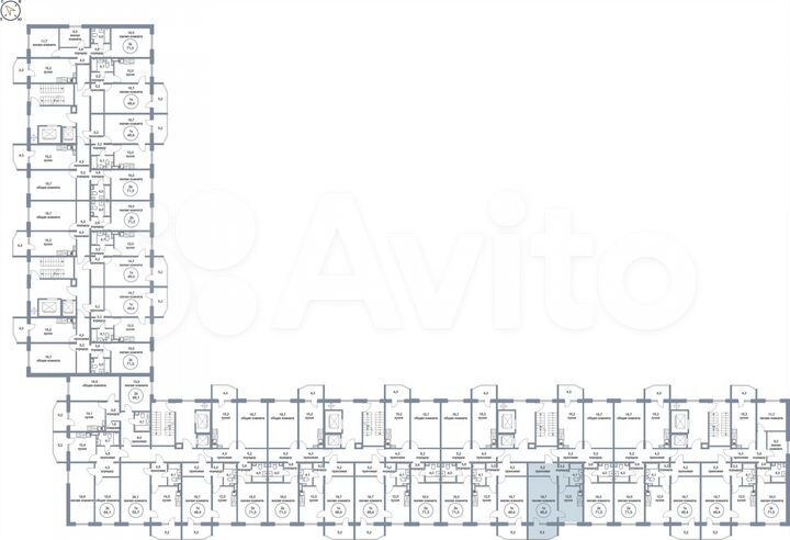 1-к. квартира, 48,4 м², 1/17 эт.