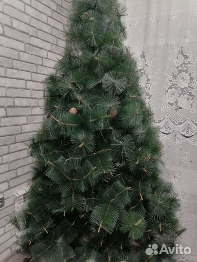 Елка искусственная высота 240 см густая и пышная