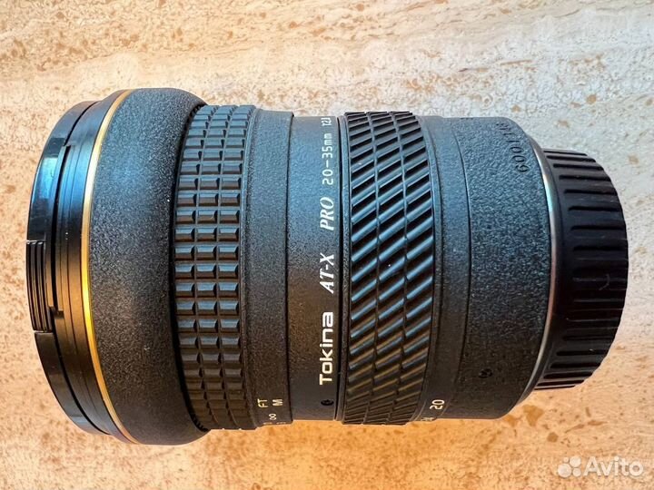 Объектив tokina at-x pro 20-35 мм