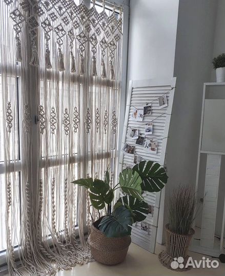 Штора ручной работы