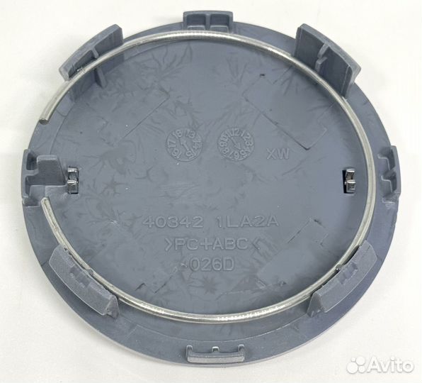 Колпачки на литые диски Nissan, 85 мм, серебро