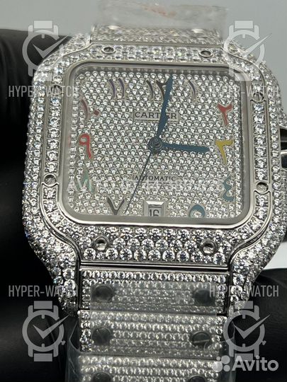 Часы Cartier Santos 40mm Diamond