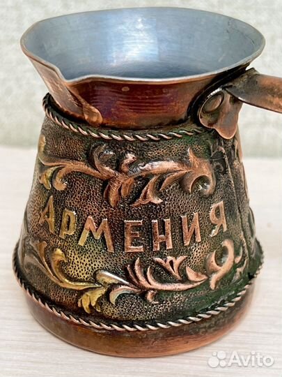 Турка для кофе медная