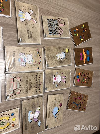 Открытки деревянные