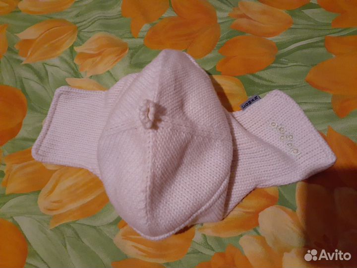 Шапка Loman Польша Унисекс Оригинал Вязанная Белая