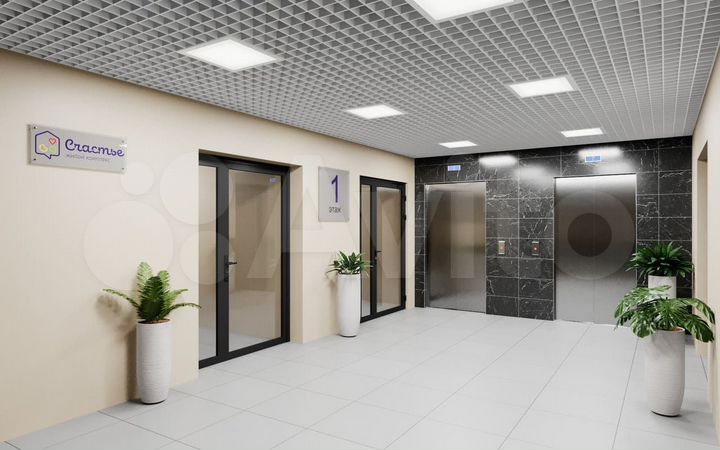 2-к. квартира, 60 м², 10/25 эт.