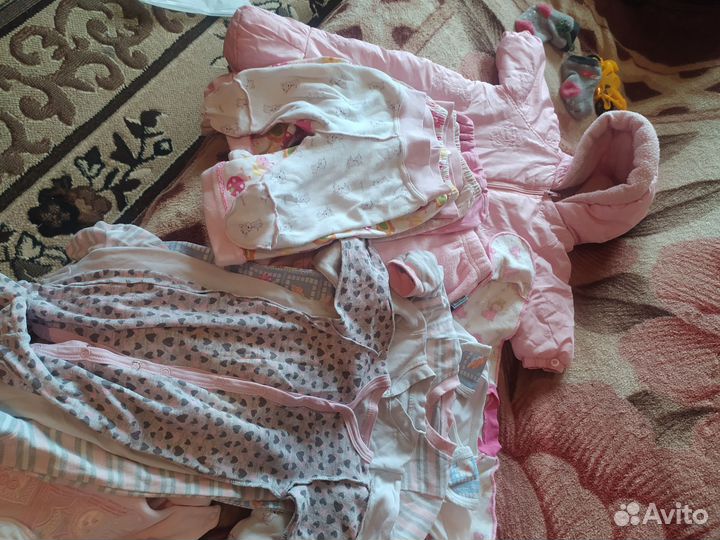 Детская одежда для девочек пакетом 56-62