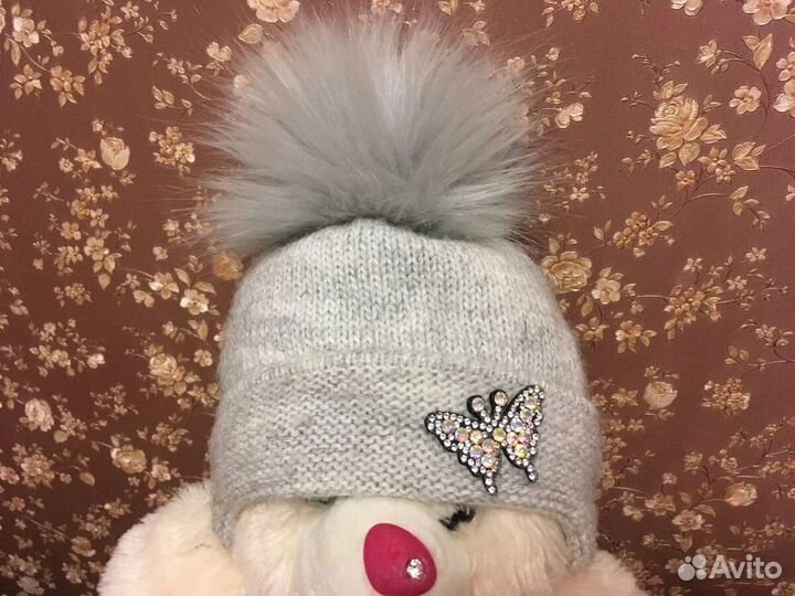 Зимняя шапочка, объем 40 см