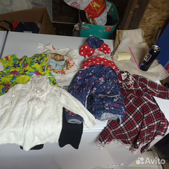 Пакет с детскими вещами