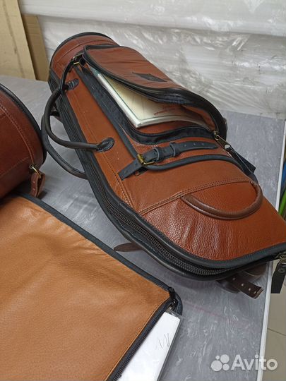 Чехол для трубы из натуральной кожи