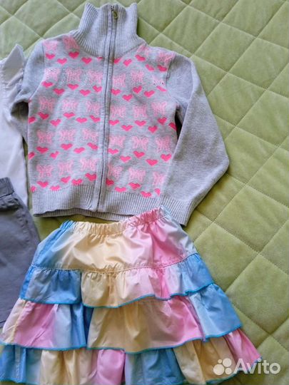 Детские вещи пакетом для девочки 116