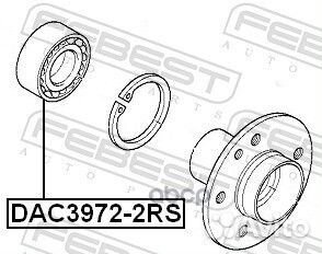 Подшипник ступицы GM lanos/nexia 97-08 перед.пр