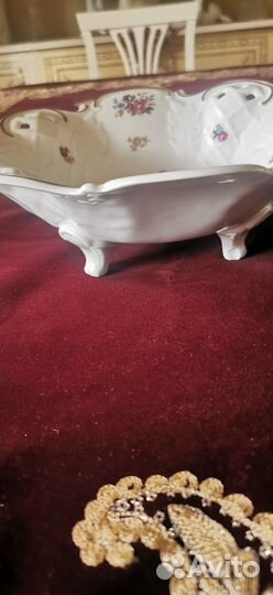 Блюдо для фруктов. Фарфор. Винтаж. ГДР