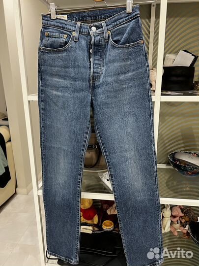 Джинсы levis 501 w24 L30