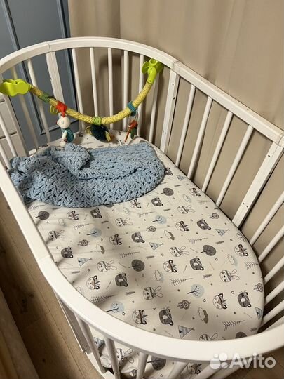 Детская кроватка трансформер Dreams с маятником