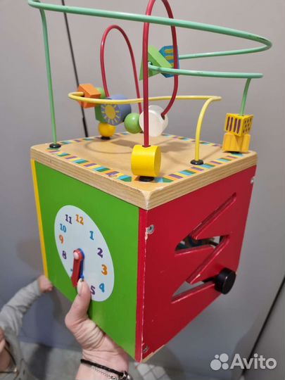 Музыкальная погремушка-неваляшка пирамида