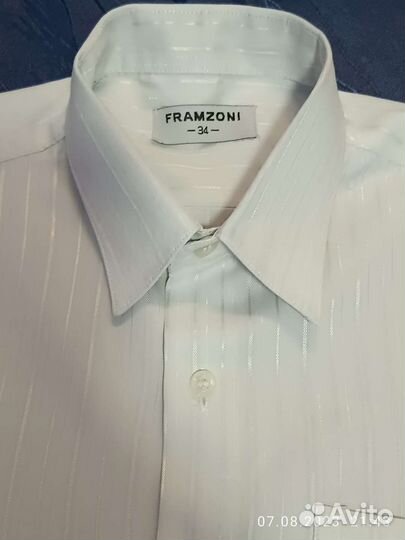 Рубашка школьная на мальчика 9 - 10 лет