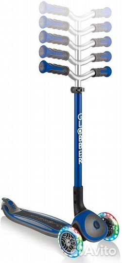 Самокат трехколесный Globber master lights (2023)