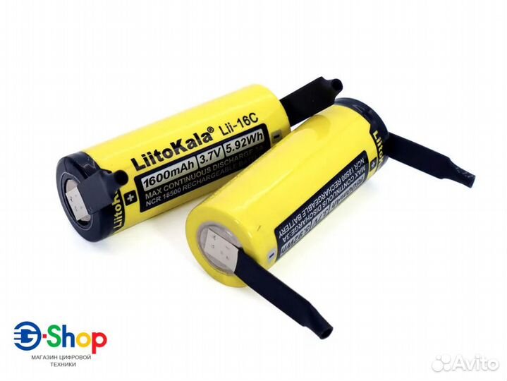 Аккумулятор Liitokala Lii-16C Li-Ion 3.7V 3А 18500