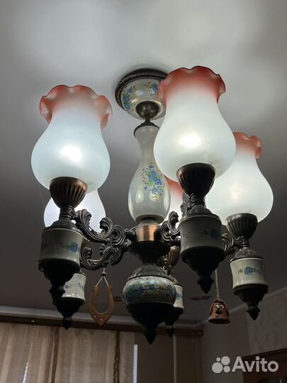 Люстра бронза