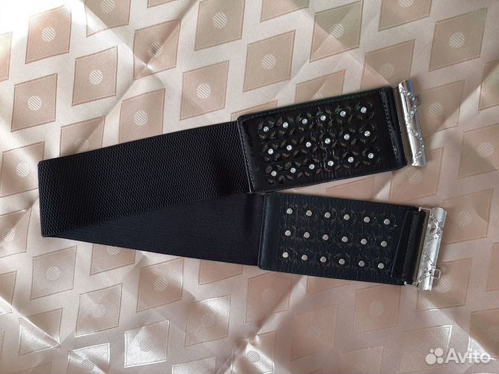 Ремень женский широкий на резинке