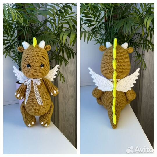 Вязаные игрушки дракон