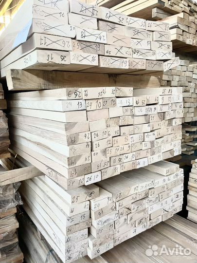 Доска Ясень Белый сухая столярная 30, 50 мм