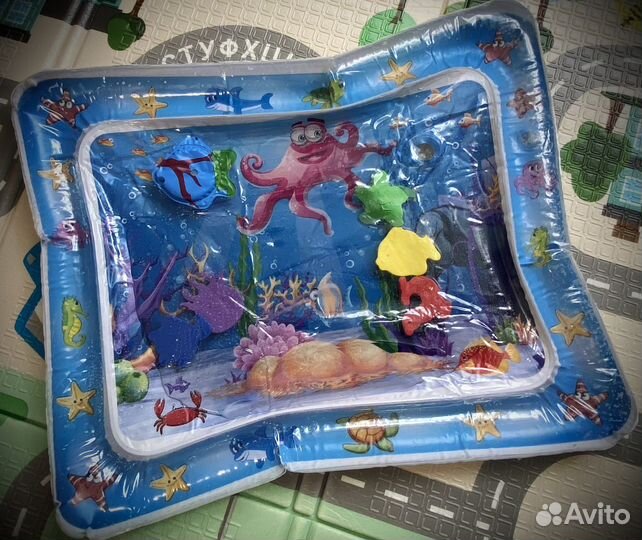 Акваковрик развивающий с пищалкой